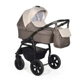 Коляска 3в1 Indigo CHARLOTTE 18 F - Ch 37 (коричневый+бежевый)