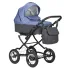 Коляска CHARLOTTE Sity Classic 12 (Indigo) (Cs 06 (т.серый+сине-серый)) Коляска CHARLOTTE Sity Classic 12 (Indigo) (Cs 06 (т.серый+сине-серый))