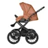 Коляска BROCO Eco Plus 14 (Indigo) (Be 06 (коричневая кожа)) Коляска BROCO Eco Plus 14 (Indigo) (Be 06 (коричневая кожа))