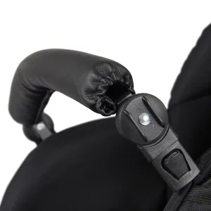 Коляска CHARLOTTE Mono 2в1 (Indigo) (Cm 05 (черный+серебряная кожа)) Коляска CHARLOTTE Mono 2в1 (Indigo) (Cm 05 (черный+серебряная кожа))