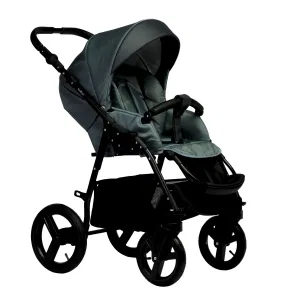 Коляска COMFORT 2в1 (Indigo) (Co 03 (серо-зеленый+т.серая кожа)) Коляска COMFORT 2в1 (Indigo) (Co 03 (серо-зеленый+т.серая кожа))