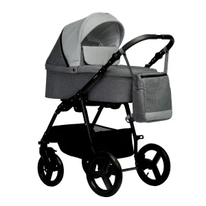 Коляска COMFORT 2в1 (Indigo) (Co 04 (серый+св.серая кожа)) Коляска COMFORT 2в1 (Indigo) (Co 04 (серый+св.серая кожа))
