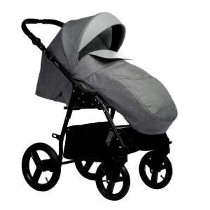 Коляска COMFORT 2в1 (Indigo) (Co 04 (серый+св.серая кожа)) Коляска COMFORT 2в1 (Indigo) (Co 04 (серый+св.серая кожа))