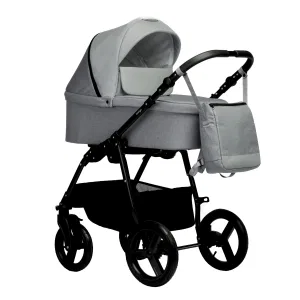 Коляска COMFORT 2в1 (Indigo) (Co 05 (св.серый+св.серая кожа)) Коляска COMFORT 2в1 (Indigo) (Co 05 (св.серый+св.серая кожа))