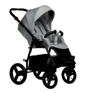 Коляска COMFORT 2в1 (Indigo) (Co 05 (св.серый+св.серая кожа)) Коляска COMFORT 2в1 (Indigo) (Co 05 (св.серый+св.серая кожа))