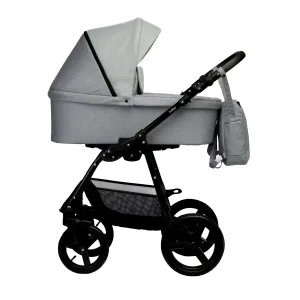 Коляска COMFORT 2в1 (Indigo) (Co 05 (св.серый+св.серая кожа)) Коляска COMFORT 2в1 (Indigo) (Co 05 (св.серый+св.серая кожа))