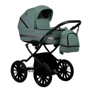 Коляска AVEO ECO Plus 14 (Indigo) (Ae 01 (шалфей кожа)) Коляска AVEO ECO Plus 14 (Indigo) (Ae 01 (шалфей кожа))