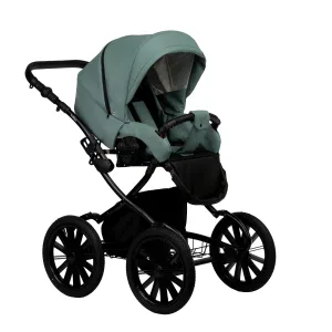 Коляска AVEO ECO Plus 14 (Indigo) (Ae 01 (шалфей кожа)) Коляска AVEO ECO Plus 14 (Indigo) (Ae 01 (шалфей кожа))