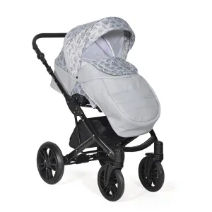 Коляска MIO+F 3в1 (Indigo) (Mi 03 (св.серая кожа+серый узор)) Коляска MIO+F 3в1 (Indigo) (Mi 03 (св.серая кожа+серый узор))