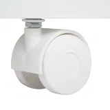*Кровать детская Indigo Baby Lux 3 в 1 (кровать, манеж, диван) массив березы, МДФ (белый-белые стойки)