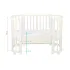 *Кровать детская Indigo Baby Lux 3 в 1 (кровать, манеж, диван) массив березы, МДФ (слоновая кость-белые стойки) *Кровать детская Indigo Baby Lux 3 в 1 (кровать, манеж, диван) массив березы, МДФ (слоновая кость-белые стойки)